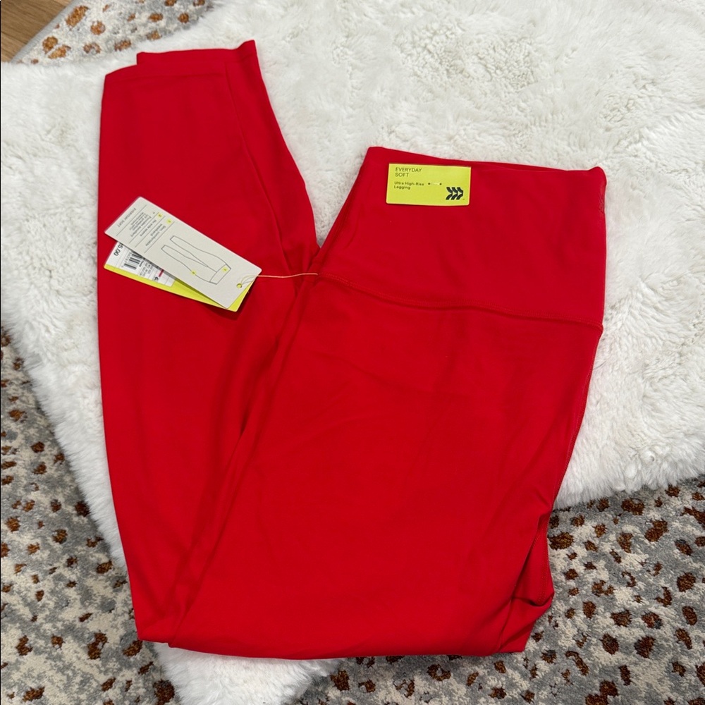 All in Motion Red Leggings